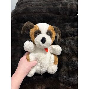 Vintage Daekor Pot Belly Pet Plush Dog St Bernard 1981 Stuffed 15"